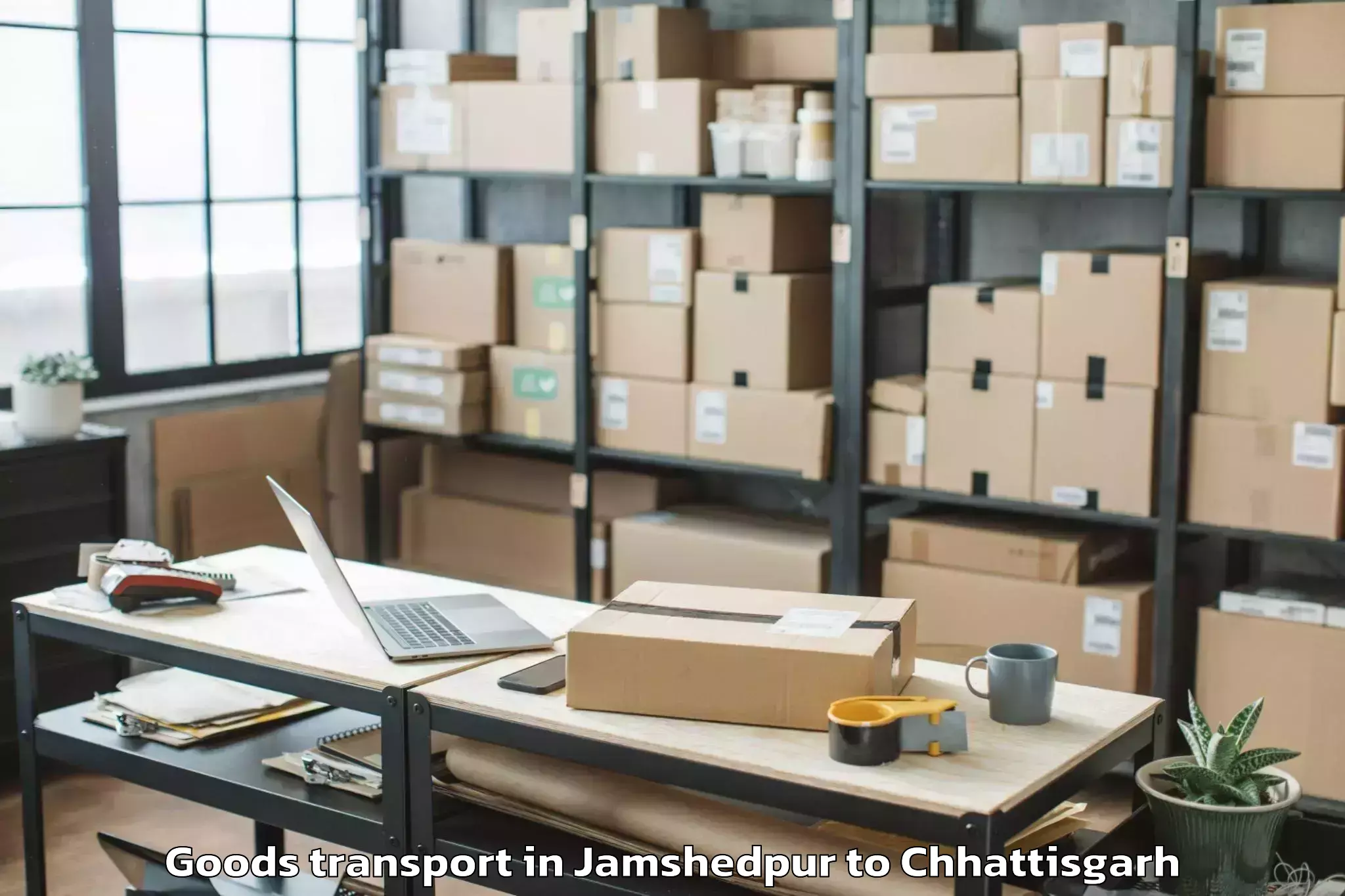 Easy Jamshedpur to Katghora Goods Transport Booking